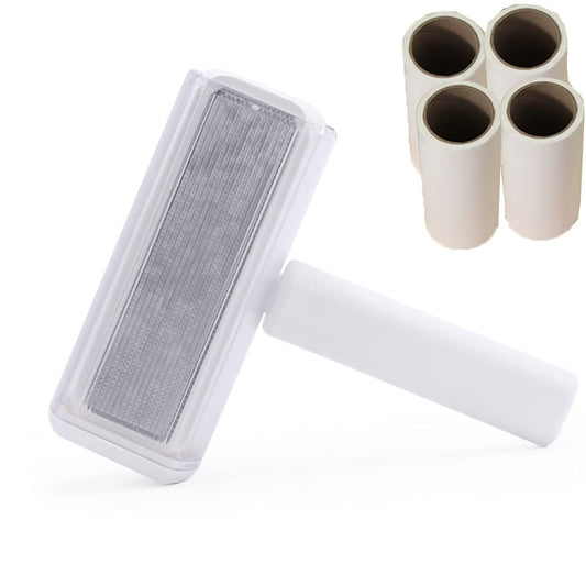 2in1 Pet Hair Remover Roller + Dust Tube Design - Upgraded Reusable Cat & Dog Hair Remover Set with Comfy Handle - Pet Lint Roller for Couch, Bed (Color : D) (C)