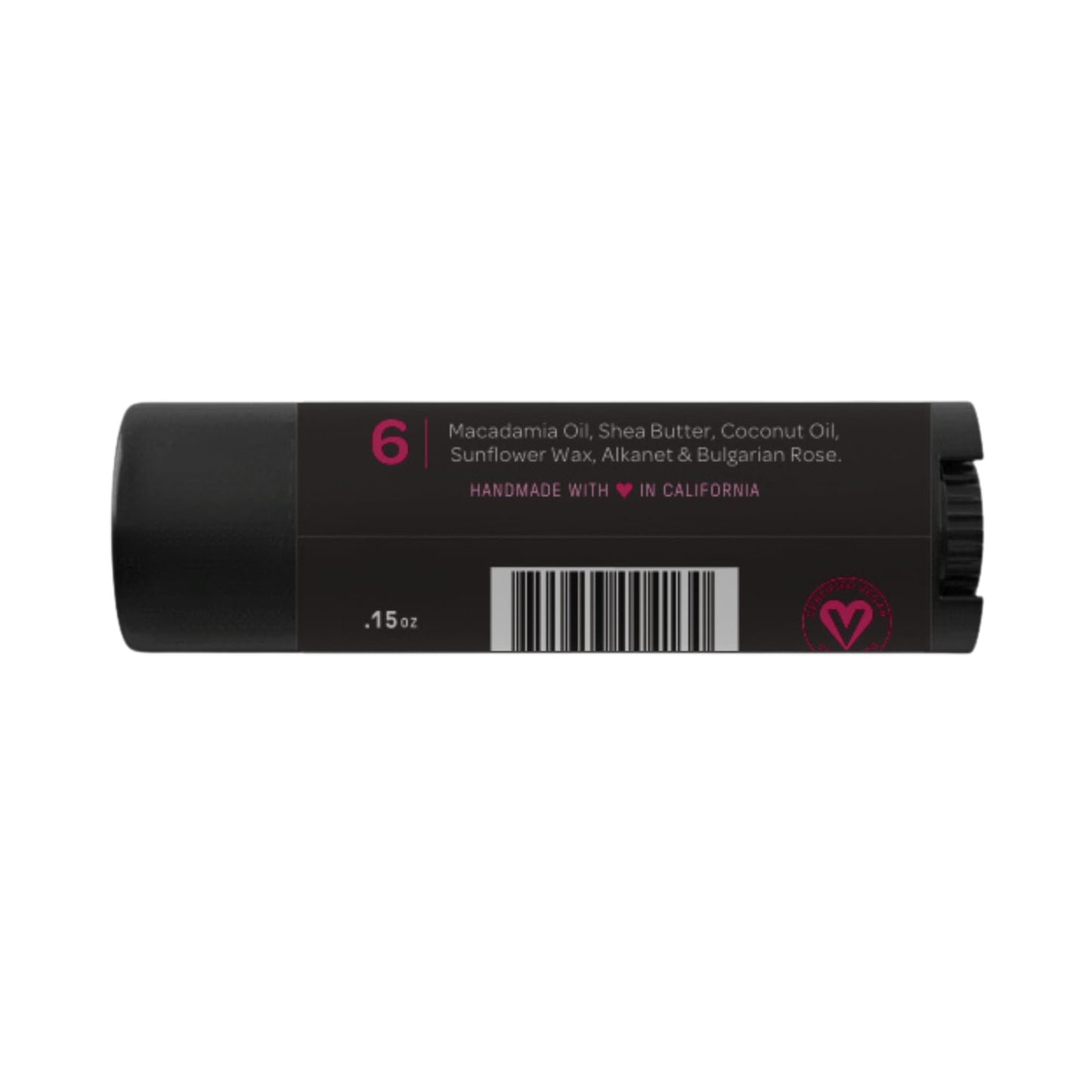Ellovi Natural Lip Butter Lip Balm - Wild Rose Tinted - Pure Enough to Eat - Made With Just 6 Vegan Ingredients - Tinted Moisturizing Lip Care for All Day Hydration (Single)