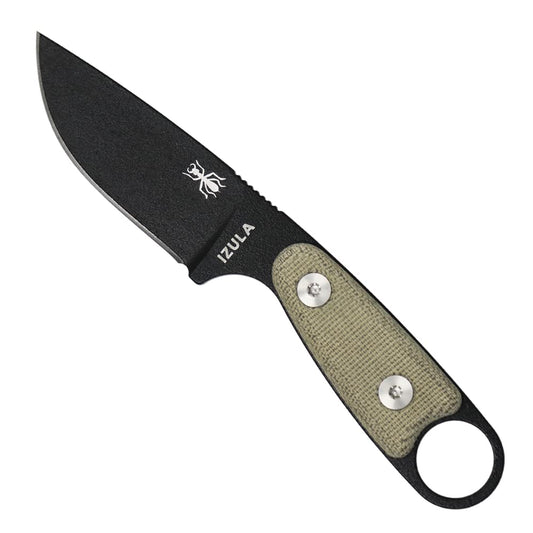 ESEE Knives Izula-B w/Handle, Molded Polymer Sheath, and Clip Plate