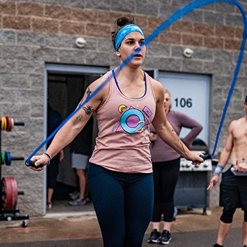 Elite Jumps, Muay Thai 2.0 Weighted Jump Rope - Heavy 1.3lb PVC Drag Rope (8ft)