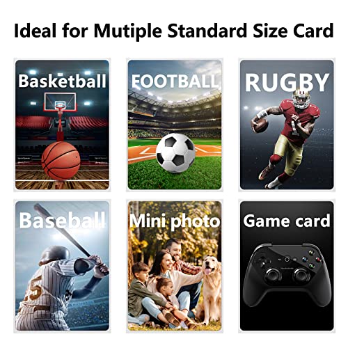 1200 Count Card Sleeves Toploaders for Trading Cards,Soft Clear Baseball Card Sleeve for Standard Cards, Fit for MTG, Football Card, Sports Cards,Game Cards