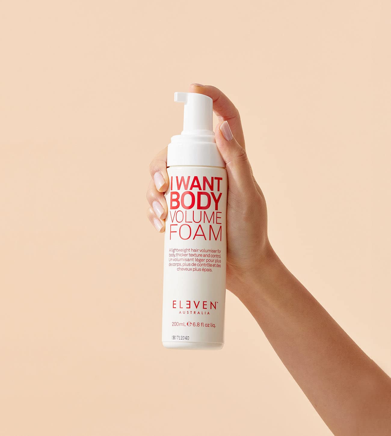 ELEVEN AUSTRALIA I Want Body Volume Foam - Lightweight Mousse for Full, Thick Hair, Adds Volume & Texture, Ideal for Fine to Medium Hair Types - 6.8 Fl Oz