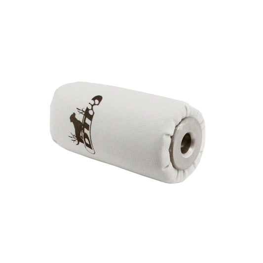 DT Systems Super Pro 6" Durable Nylon Water-Repellent Floating Scent-Holding Soft Canvas Waterfowl & Upland Hunting Dog Training Launcher Dummy, Compatible w/Super Pro Dummy Launcher - Bright White