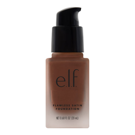 e.l.f. Flawless Finish Foundation | Lightweight, Medium Coverage & Semi-Matte | Cacao | 0.68 Fl Oz (20mL)