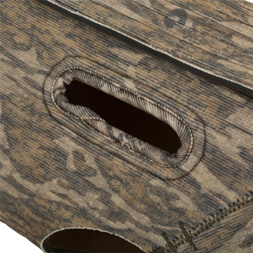 Drake Waterfowl Adjustable Neoprene Dog Vest, Camo Hunting Vest for Dogs (Mossy Oak Bottomland, Medium)