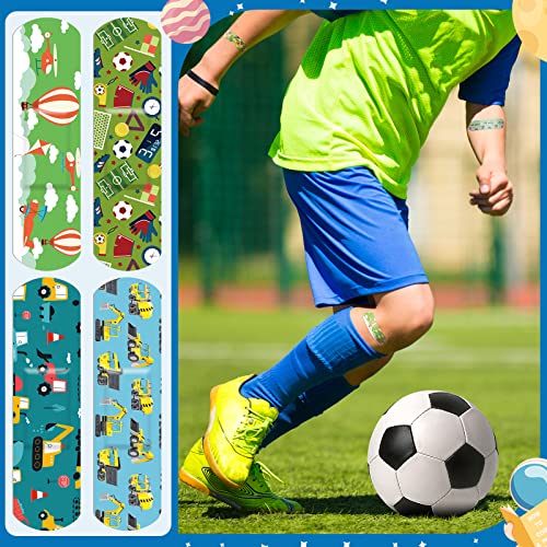120 Pcs 20 Styles Kids Bandages Bulk Cute Cartoon Flexible Bandages Waterproof Breathable Bandages Strip Protect Cuts and Scrapes for Girls Boys Children Toddlers (Stylish Style)