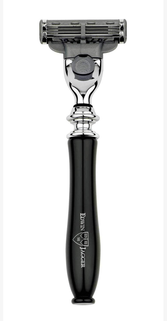 Edwin Jagger Chatsworth Compatible With Gillette Mach 3 Razor Cartridges (Imitation Ebony)