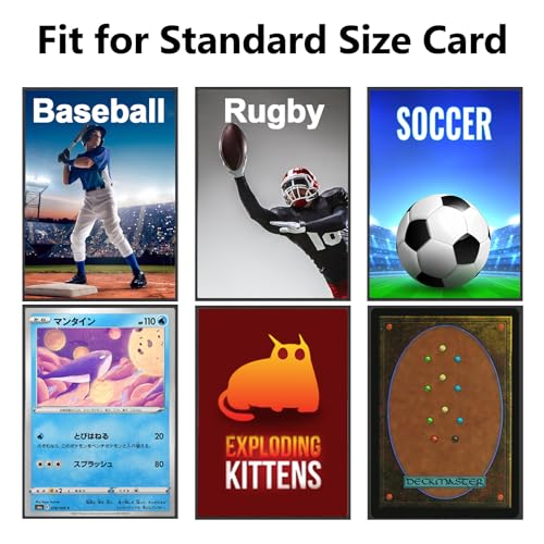 120Pack MTG Card Sleeves Toploaders for Trading Cards, Matte Card Sleeves Deck Card Protectors, Standard MTG Sleeves Perfect Shuffling Fit for Magic, Baseball Card,Sports Cards,Game Card, 66x91mm
