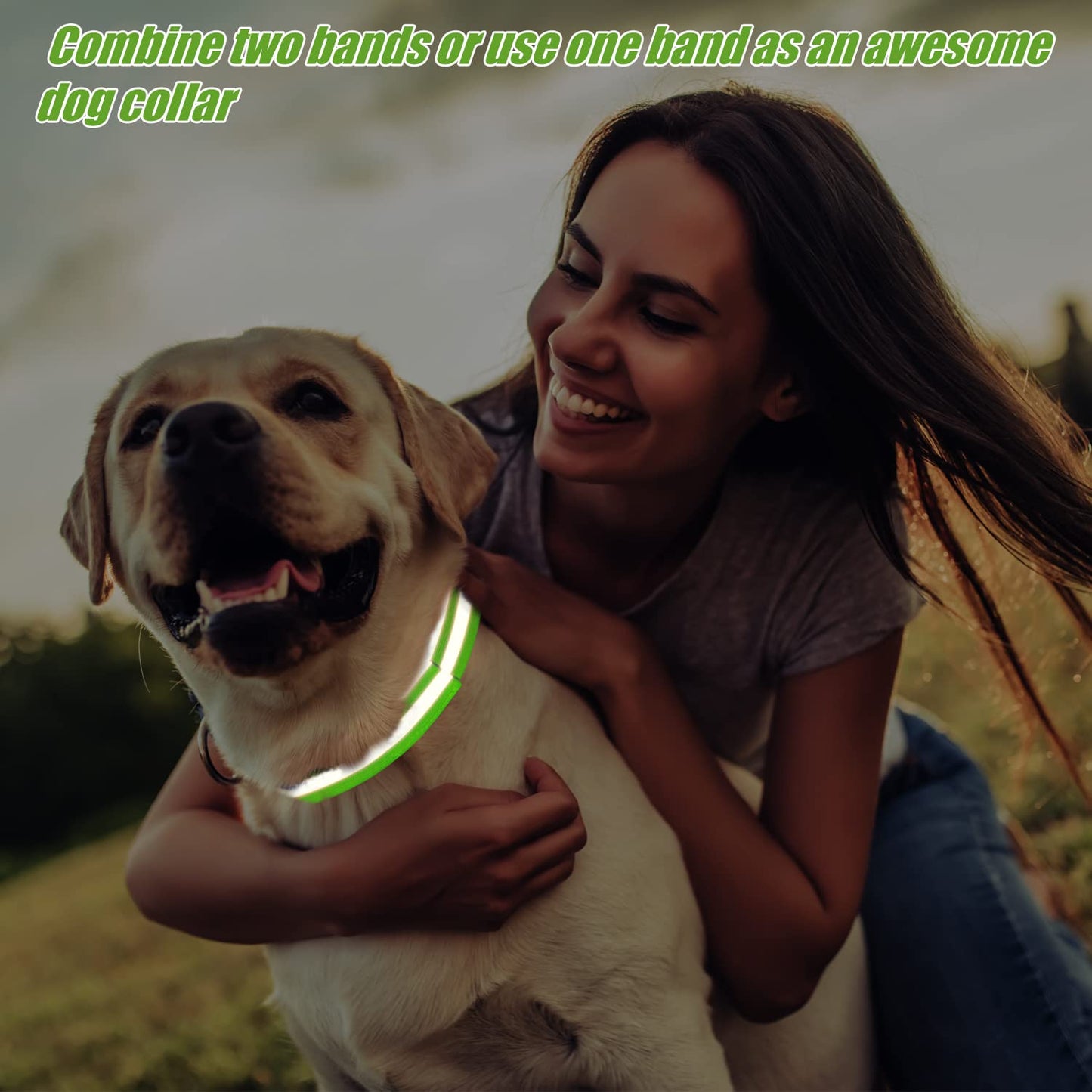 16 Pieces Reflective Bands Reflector Bands for Wrist, Arm, Ankle, Leg, High Visibility Reflective Gear Safety Reflector Tape Straps for Night Walking, Cycling and Running (Green, Blue)