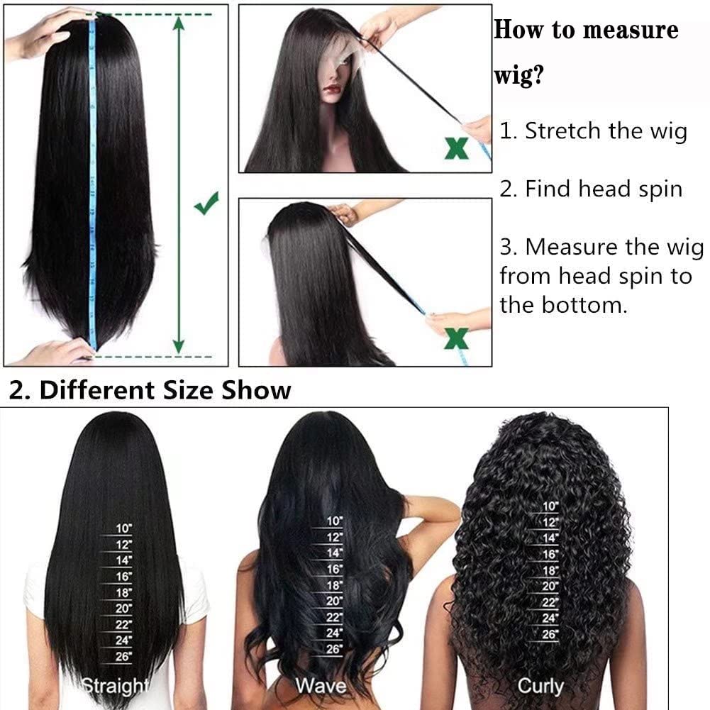 Eileen 13x4 HD Lace Front Wigs Human Hair Straight 28 Inch 180 Density Glueless Wigs Human Hair Straight Lace Frontal Wigs Human Hair Closure Wig Human Hair for Women Natural Black