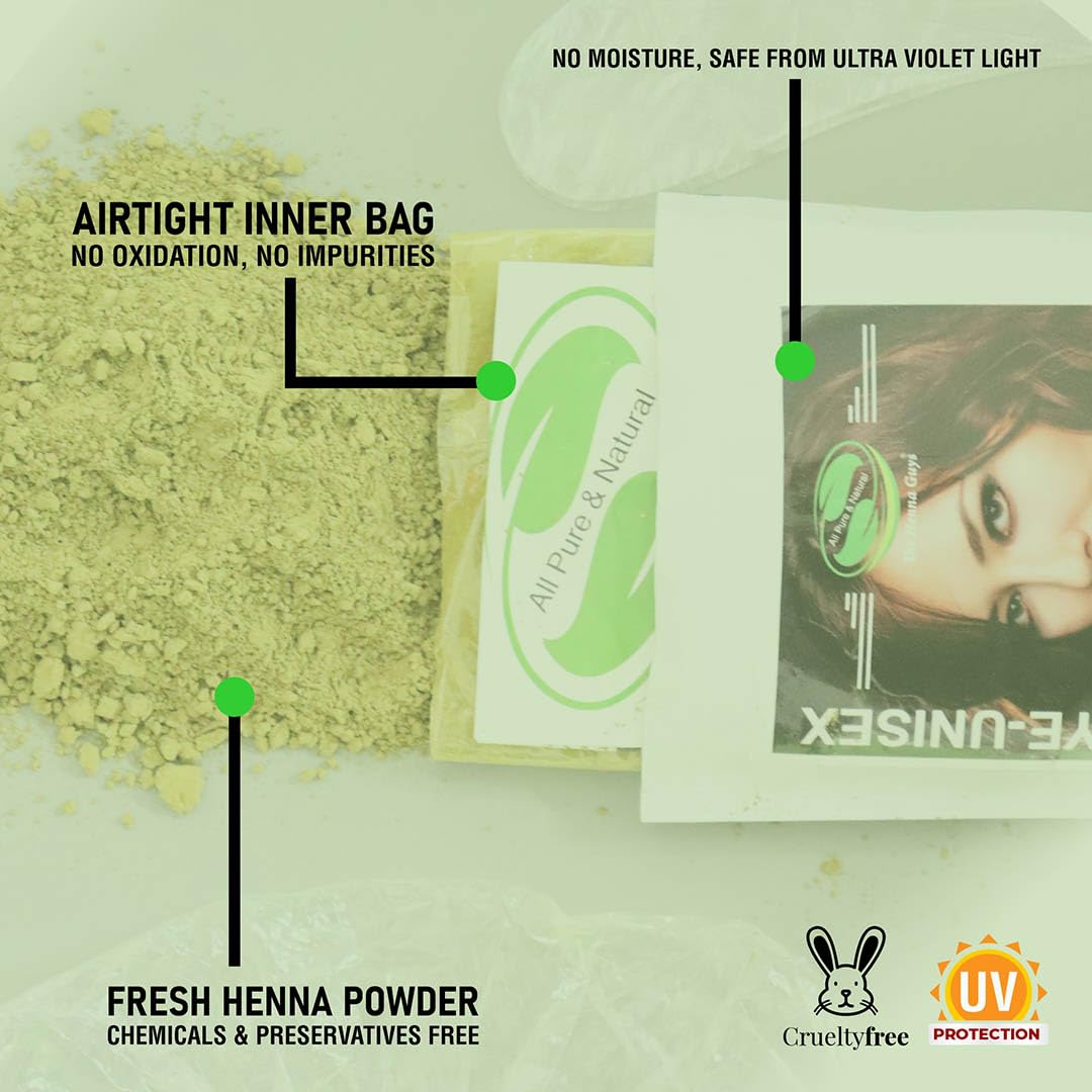 2 Packs Of Auburn Henna Hair & Beard Color/Dye 100 Grams - Natural Hair Color, Plant-based Hair Dye - The Henna Guys