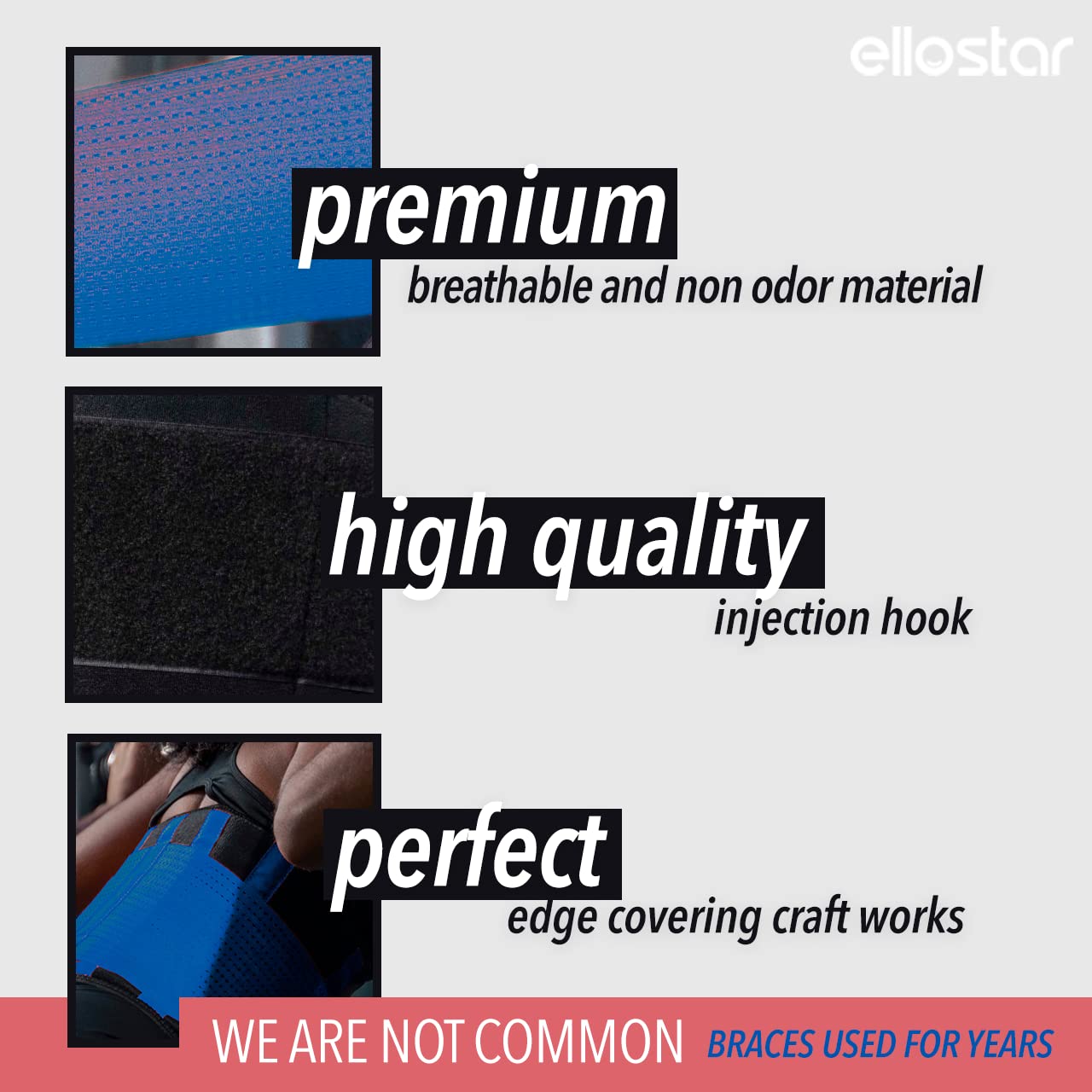 ellostar Women's Waist Trainer: Sweat Band for Belly Fat, Tummy Control, Back Support, Workout Shapewear, Weight Loss Aid X-Large, Blue
