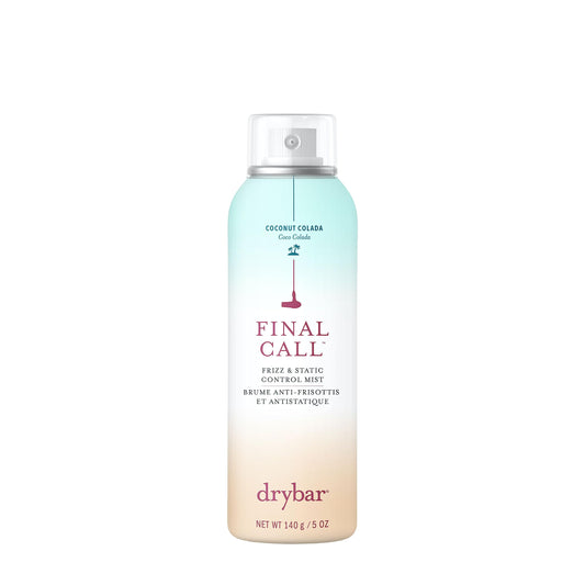 Drybar Final Call Frizz & Static Control Mist Coconut Colada Scent - Full Size | Fights Frizz, Tames Flyaways to Maintain Smooth and Shiny Blowouts, 24 Hour Frizz Control & 72 Hour Static Control