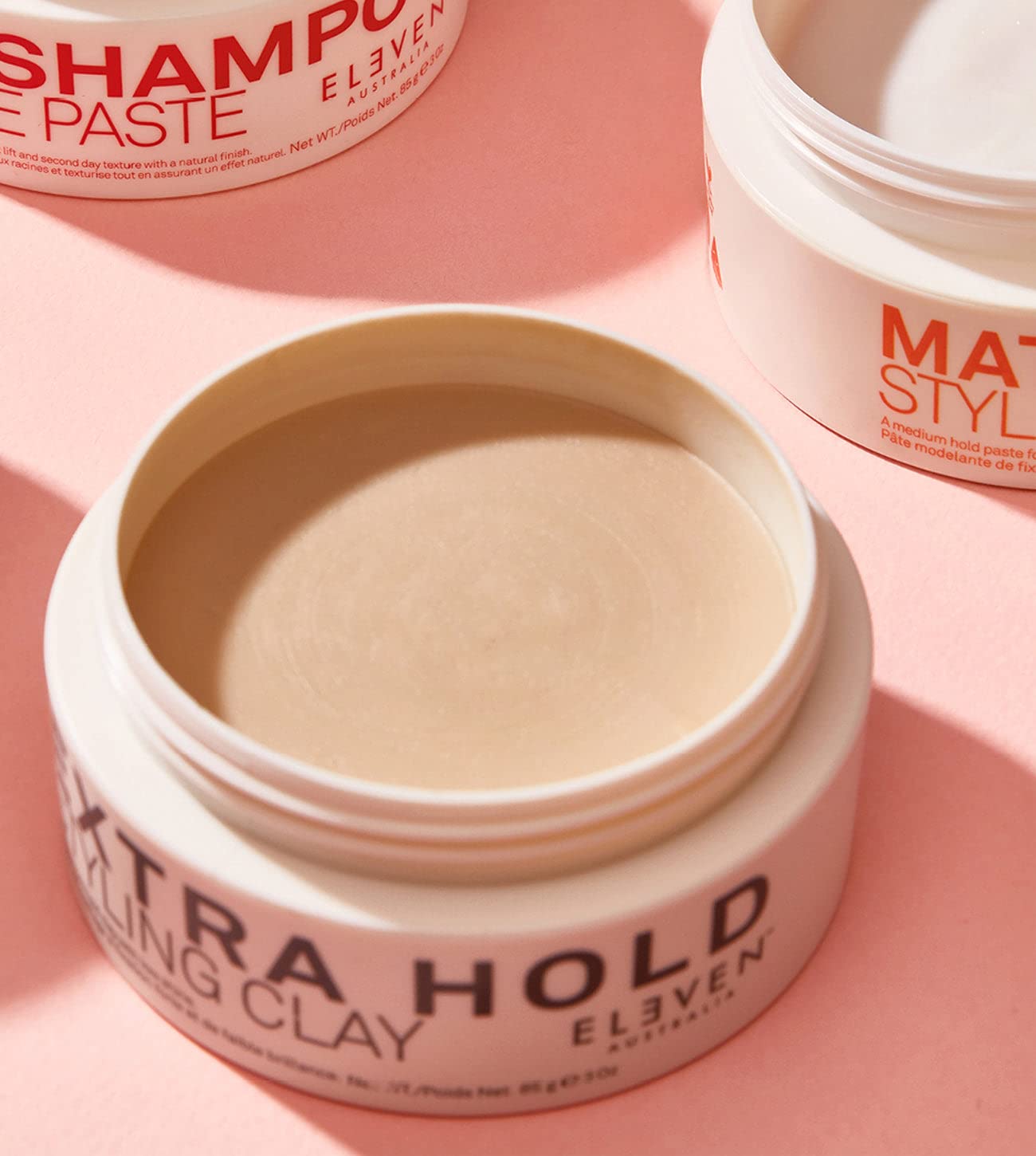 ELEVEN AUSTRALIA Extra Hold Styling Clay - Maximum Hold, Matte Finish, Long-Lasting Definition, Ideal for Short to Medium Hair - 3 Oz