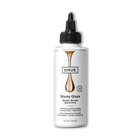 dpHUE Glossy Glaze, Golden Blonde - 4 fl oz - In-Shower Conditioning Glaze for Luminous Shine & Sheer Color - Paraben, SLS & SLES Sulfate Free - Leaping Bunny Certified