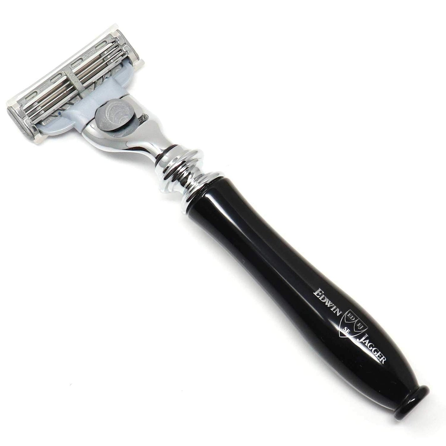 Edwin Jagger Chatsworth Compatible With Gillette Mach 3 Razor Cartridges (Imitation Ebony)