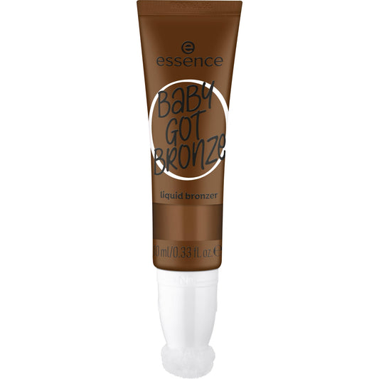 essence | Baby Got Bronze Liquid Bronzer | Lightweight, Buildable, Natural Finish with Sponge Applicator| Vegan & Cruelty Free (40 | Tan-Tastic)