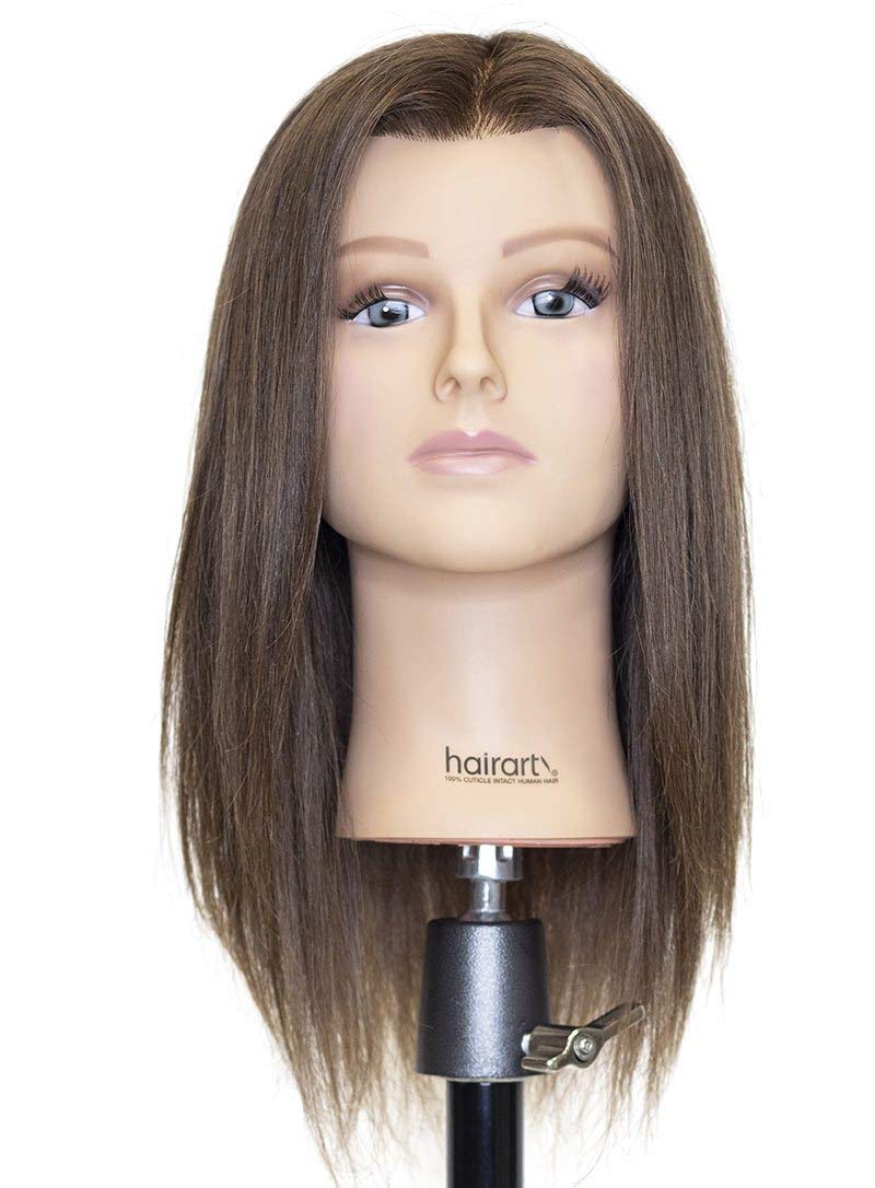 Emma: [100% European Hair Mannequin] - Dark Brown