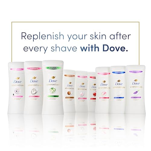 Dove Advanced Care Antiperspirant Deodorant Stick Clear Finish Pack of 36 doesn’t stain clothes 72-hour odor control and all-day sweat protection with Pro-Ceramide Technology 0.5 oz