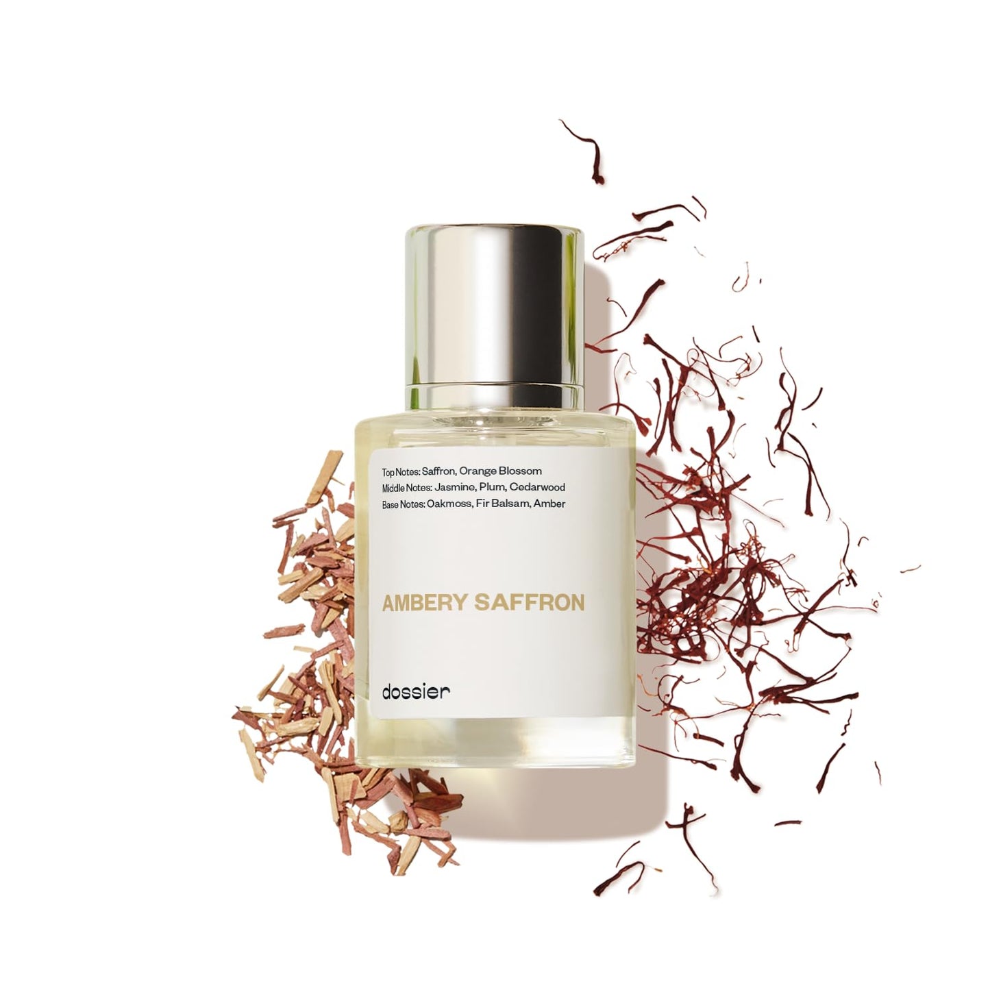 Dossier - PACK OF 3 - Eau de Parfum - Ambery Saffron - Floral Marshmallow - Ambery Vanila - Perfume Luxury - Pure Infused - Paraben Free - Vegan - Feminin - For Women - Fragrance 1,70z (Spray 50ml)