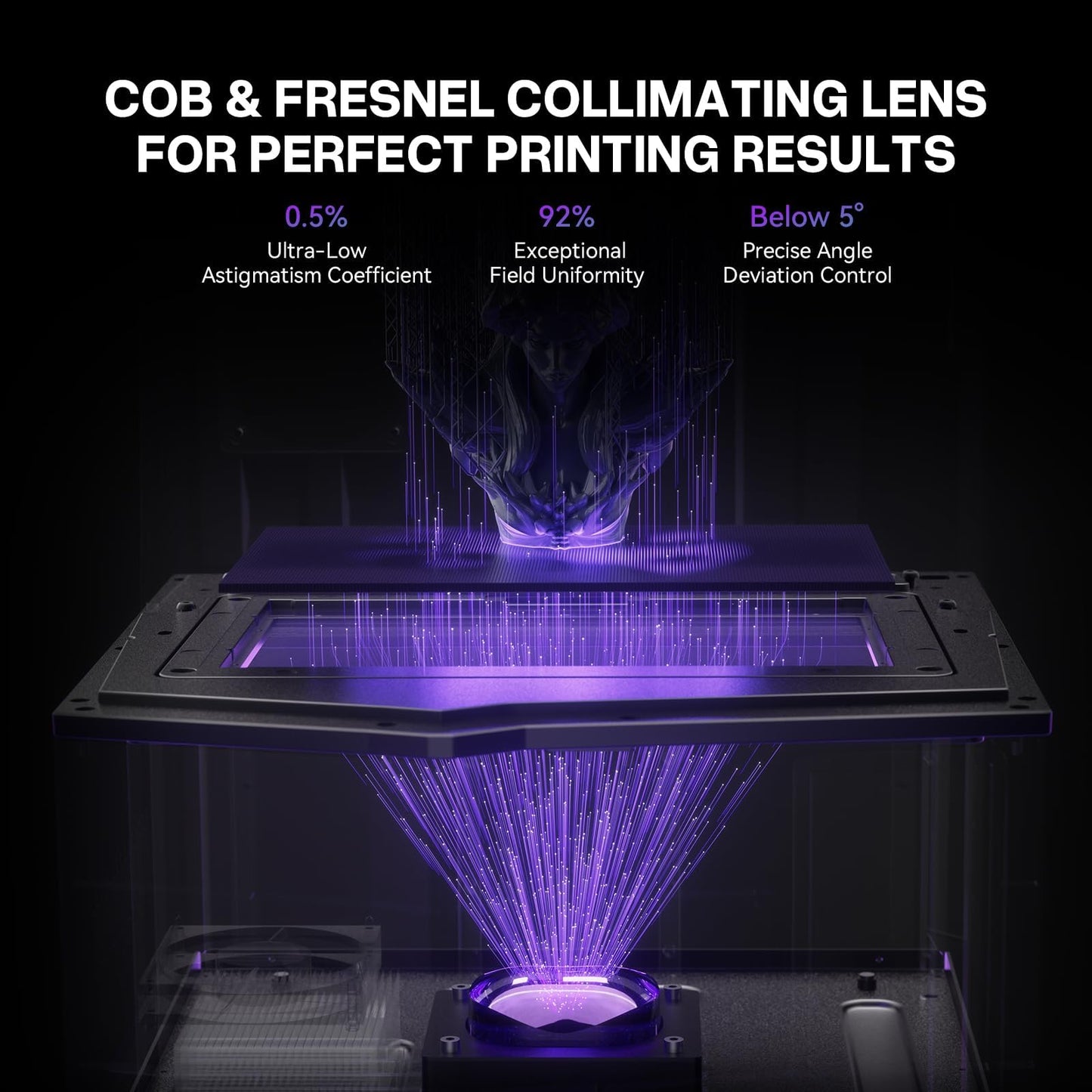 ELEGOO Saturn 4 Ultra 10"12K MSLA 3d Printer, Smart Resin Printer with AI Camera and Mechanical Sensor, 150mm/h Fast Printing, Auto-Leveling, WiFi Cluster Printing, Printing Size 8.62x4.84x8.66 Inches