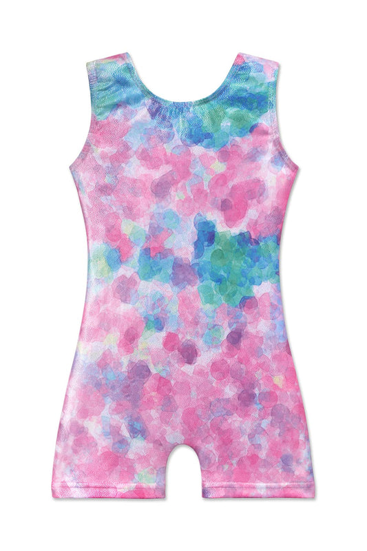 EQSJIU Leotards For Toddler Girls Gymnastics 5t Size 5 6 5-6x Years Biketard Multicolored Colorful Watercolors Tie Dye Aqua Blue Gradient Pink Gymnastic Leotards For Girls