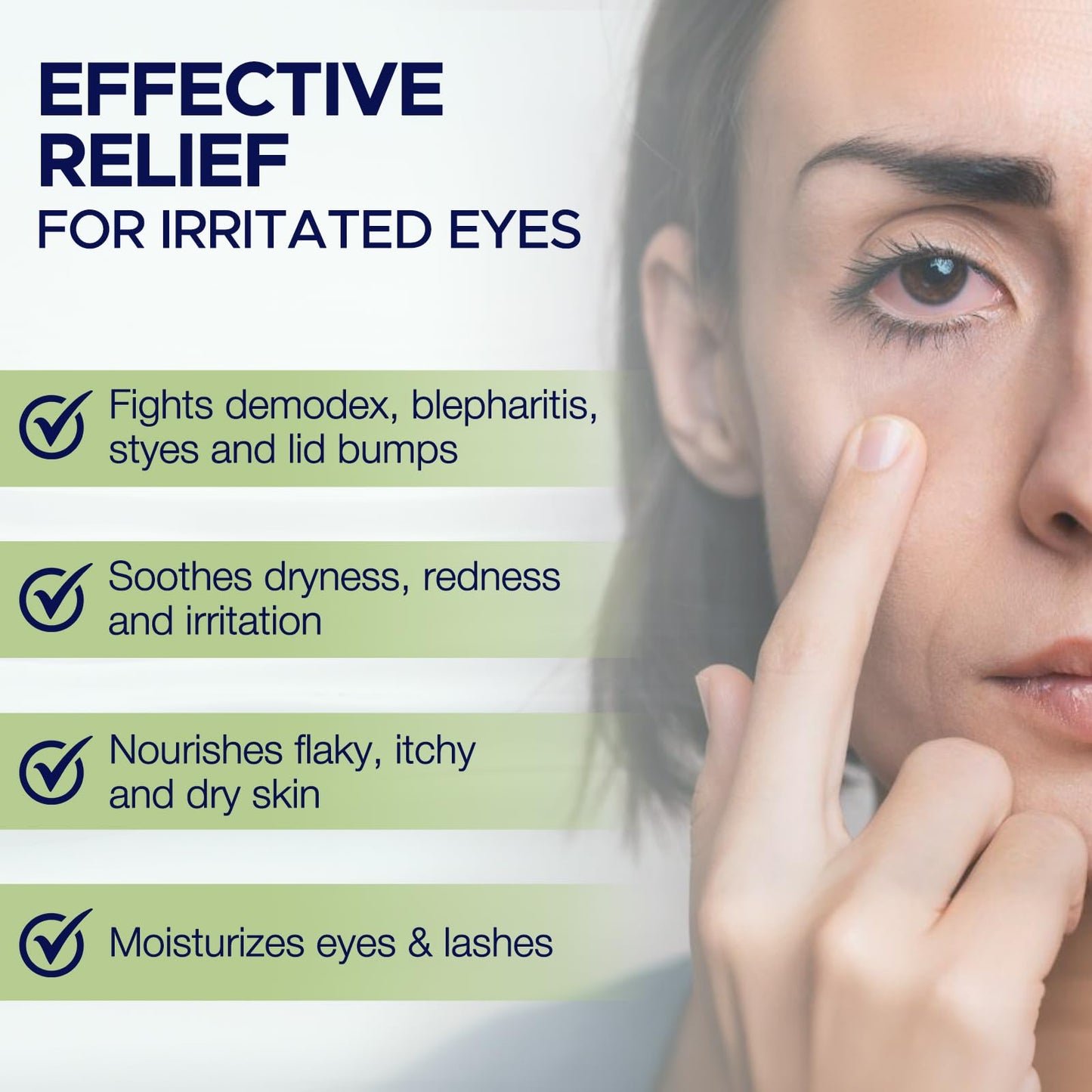 Dr. Fischer Tea Tree Oil Eyelid and Lashes Cleanser - Eye Lid Scrub and Wash - Eyelash Foam