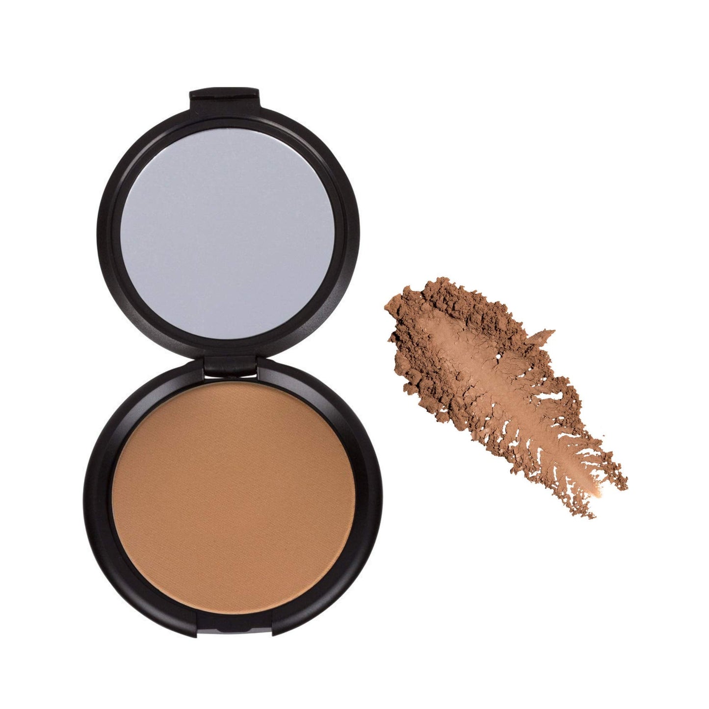 Elizabeth Mott Whatup Beaches Matte Powder Bronzer & Contour for Face, Long-Lasting Natural Sun-Kissed Bronzing Finish for All Skin Tones, Buildable Pressed Compact Makeup, Vegan & Cruelty-Free (10g)