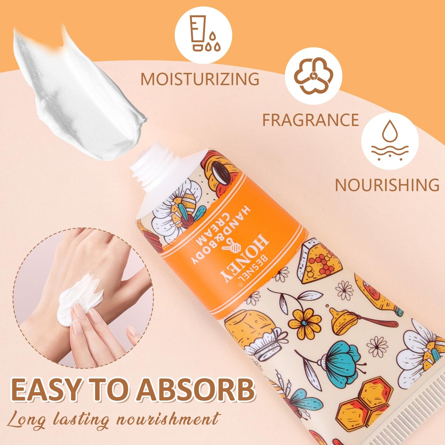 120 Pack Hand Cream Gifts Set For Women, Mini Hand Lotion Travel Size in Bulk for Dry Cracked Hands, Graduation Gifts, Christmas Gifts, Thanksgiving Gifts, Teacher Appreciation Gifts, Party Favors