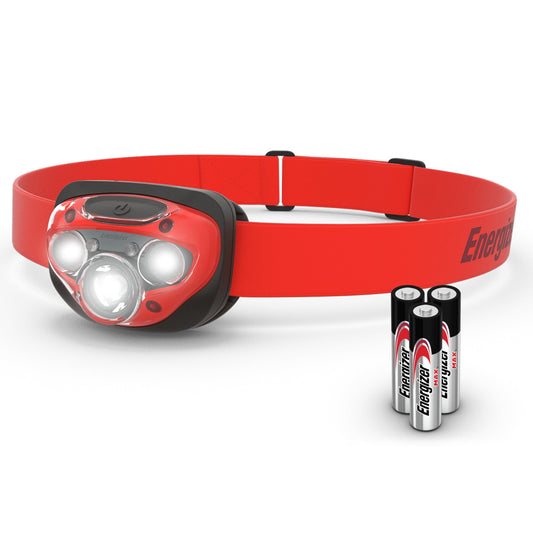 Energizer LED Headlamp Pro260, Rugged IPX4 Water Resistant Head Light, Ultra Bright Headlamps for Running, Camping, Outdoor, Storm Power Outage (Batteries Included)