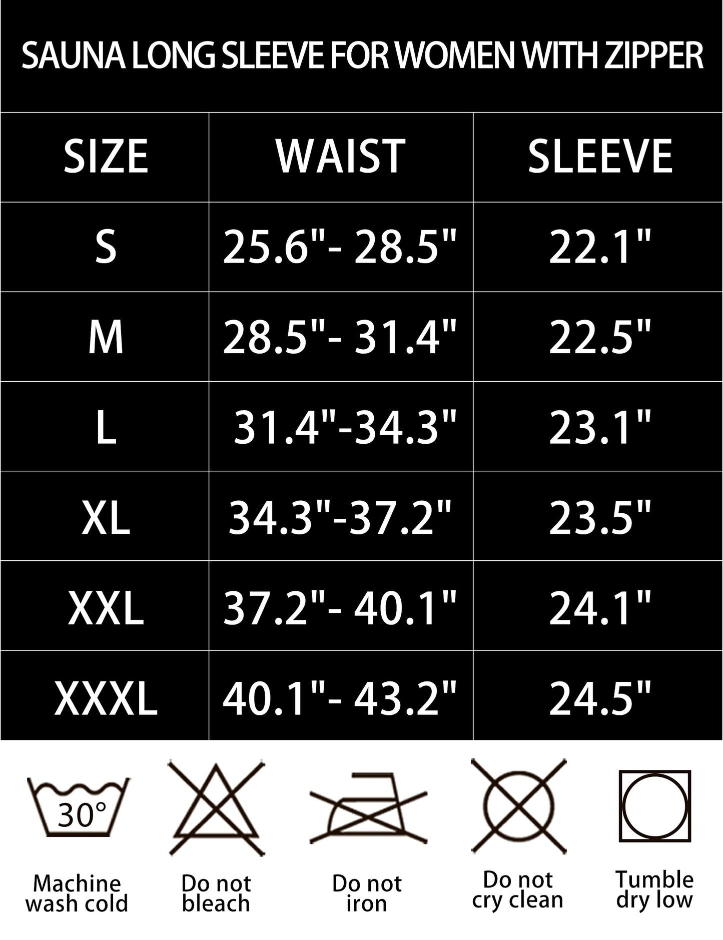 DYUAI Sauna Shirt for Women Sauna Suit for Women Waist Trainer Sauna Sweat Vest Workout Body Shaper Long Sleeve(6003-07-M)