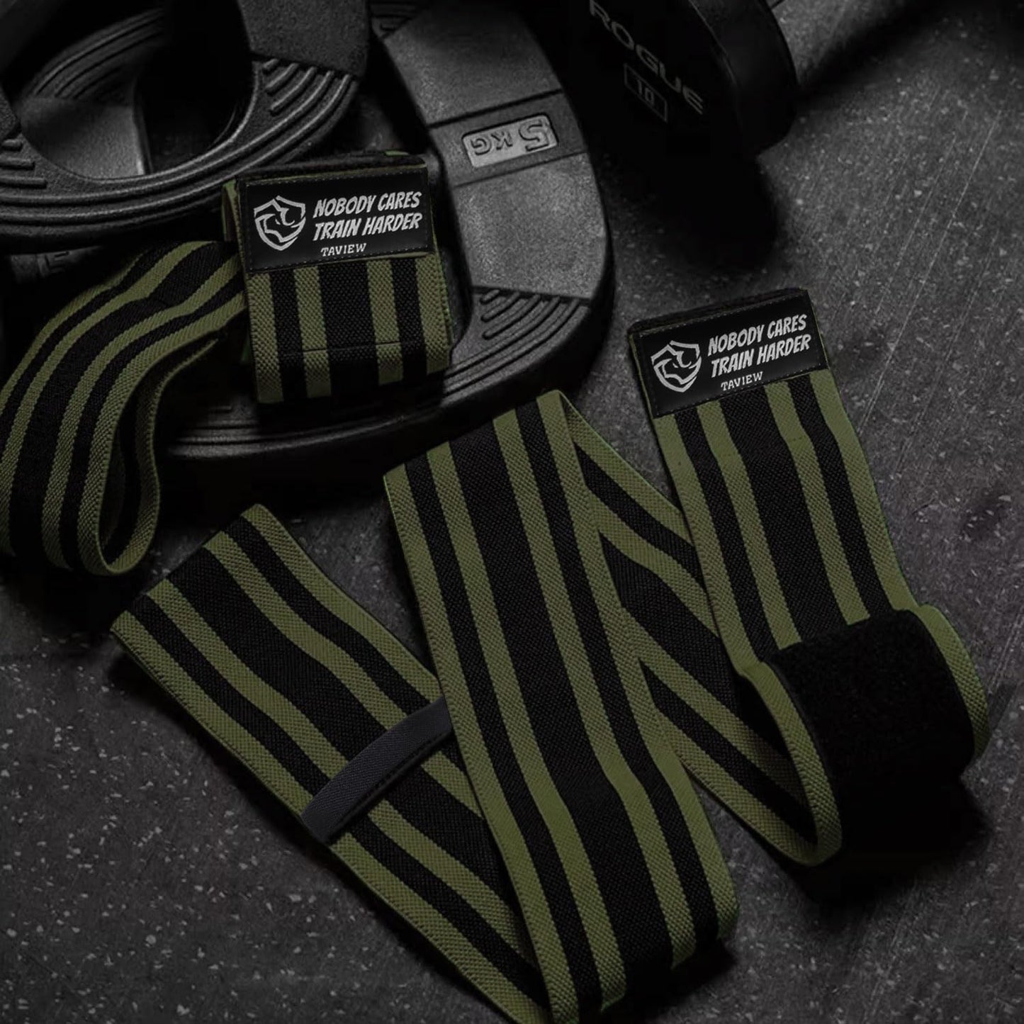 Elbow Wraps for Weightlifting (1 Pair), 47" Elastic Elbow Support & Compression Powerlifting, Fitness, Cross Training & Gym Workout - Elbow Straps for Weight Lifting
