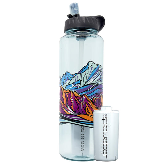 Epic Water Filters Nalgene OG Water Bottle with Filter, USA Made, BPA Free, Removes 99.99% Tap Water Contaminants, Forever Chemicals
