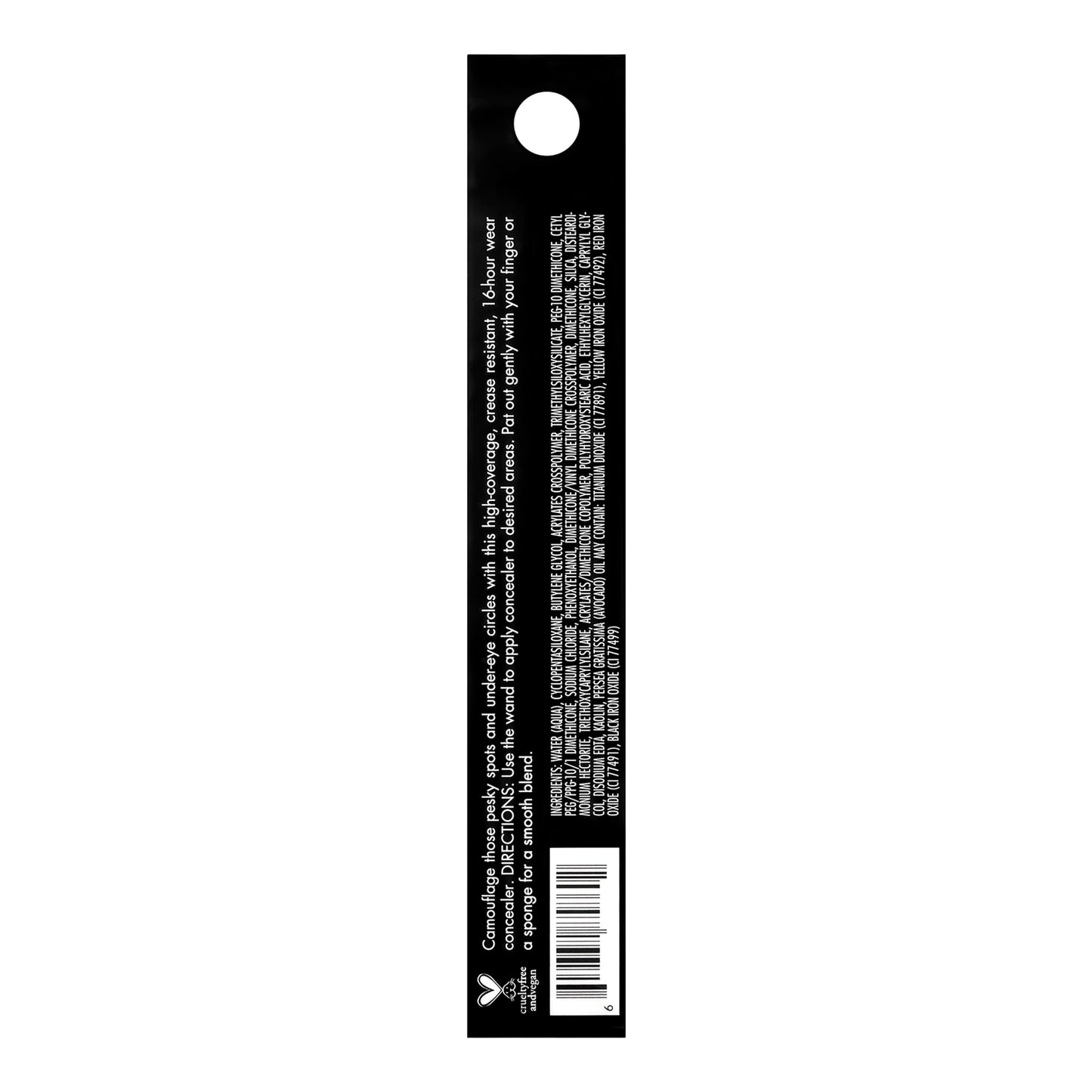 e.l.f. 16HR Camo Concealer, Full Coverage & Highly Pigmented, Matte Finish, Deep Cinnamon, 0.203 Fl Oz (6mL)