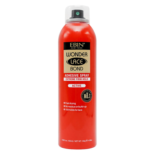 EBIN NEW YORK Wonder Lace Bond Adhesive Spray (Extreme Firm Hold, 6.34oz / 180ml)