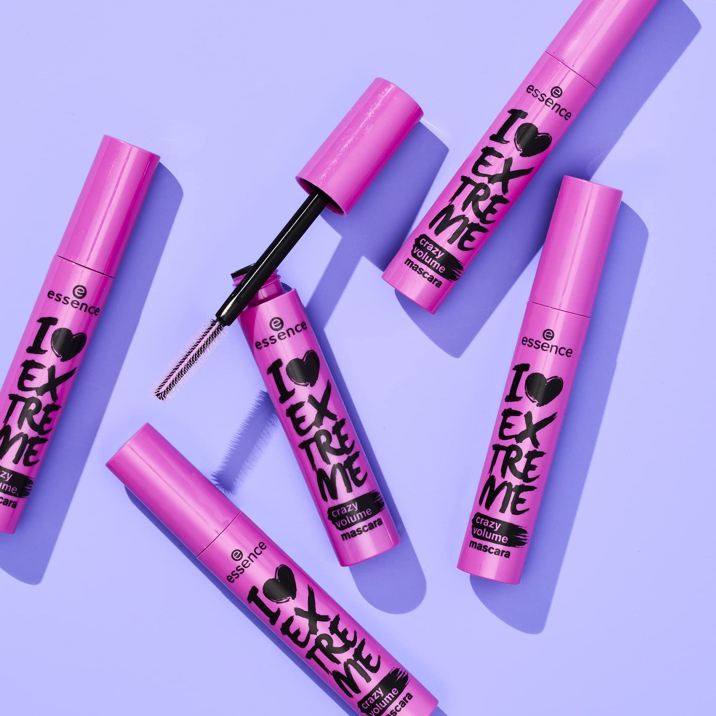 essence | I Love Extreme Crazy Volume Mascara (Pack of 3) | Vegan & Cruelty Free | Free From Parabens-Fragrance, Alcohol & Microplastic Particles