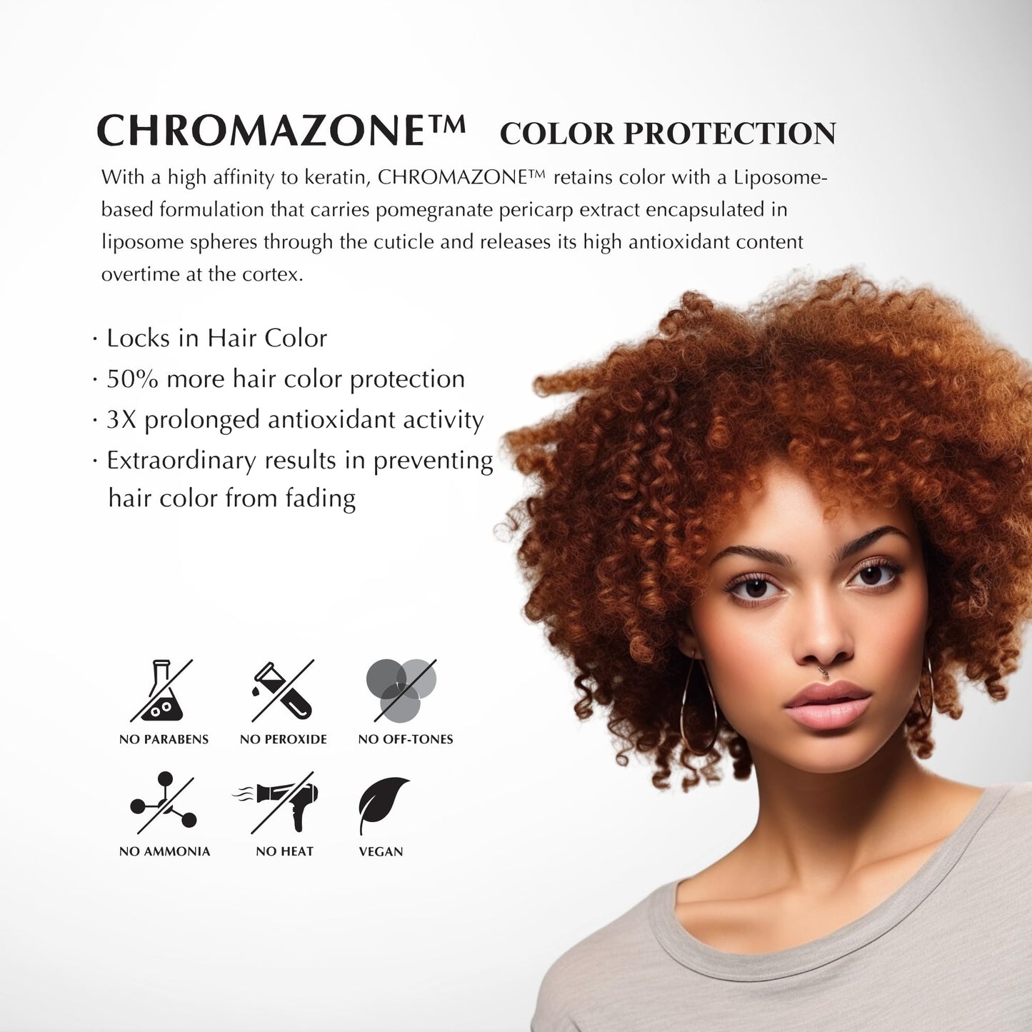 ECRU New York LUXE GLOSS Hair Gloss for Enhanced Color and Glass-Like Shine, Copper