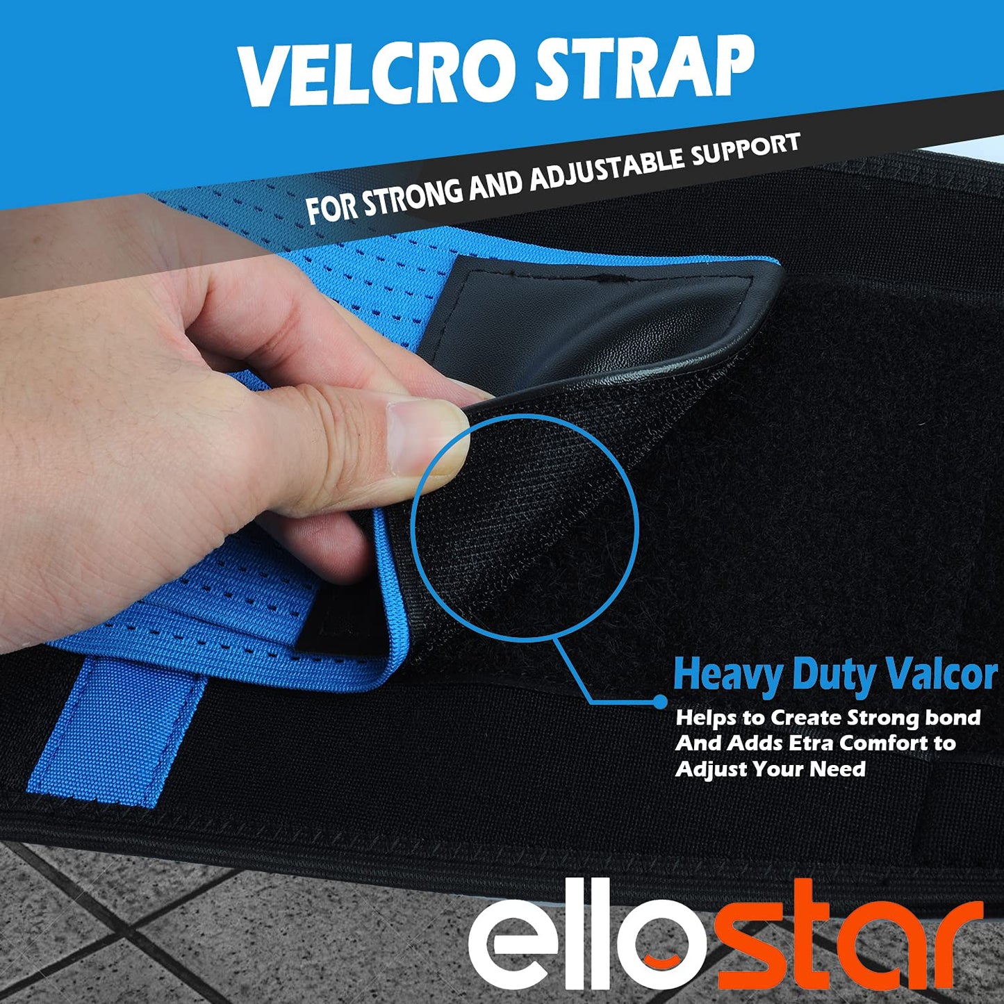 ellostar Women's Waist Trainer: Sweat Band for Belly Fat, Tummy Control, Back Support, Workout Shapewear, Weight Loss Aid X-Large, Blue
