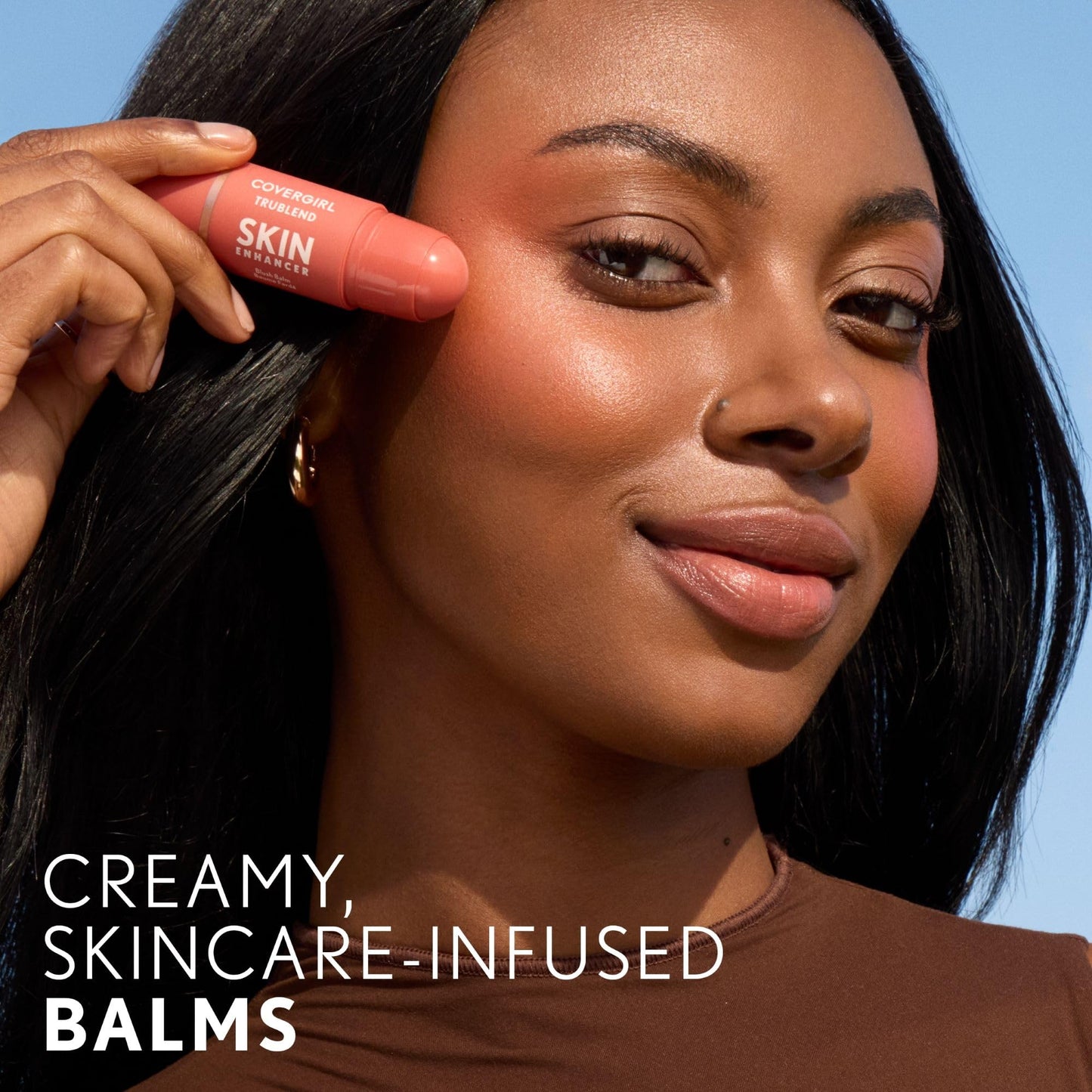CoverGirl Trublend Skin Enhancer Contour Stick Balm, 110 Defined, Vegan Formula, Easy to Use, Glides on Effortlessly, Non-Greasy, Doesn't Crease, 0.21oz