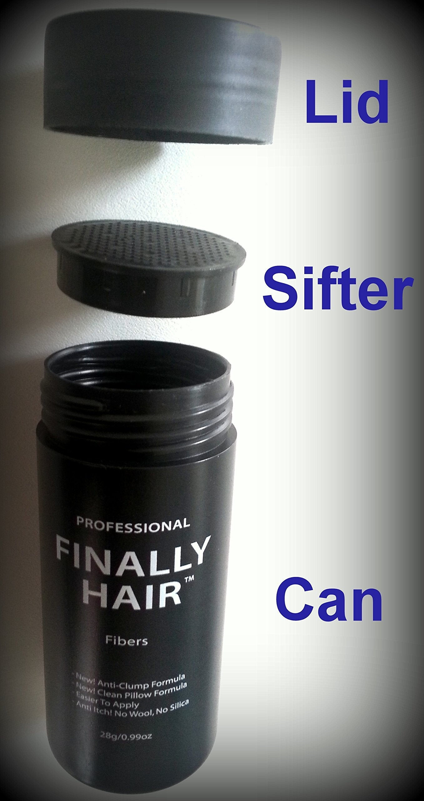 Empty Applicator Bottle. Highest Grade Bottle With Sifter That You Can Use for Your Refills From Competitors Like Toppik, Xfusion, Bosley (Empty Applicator Bottle - no fibers)