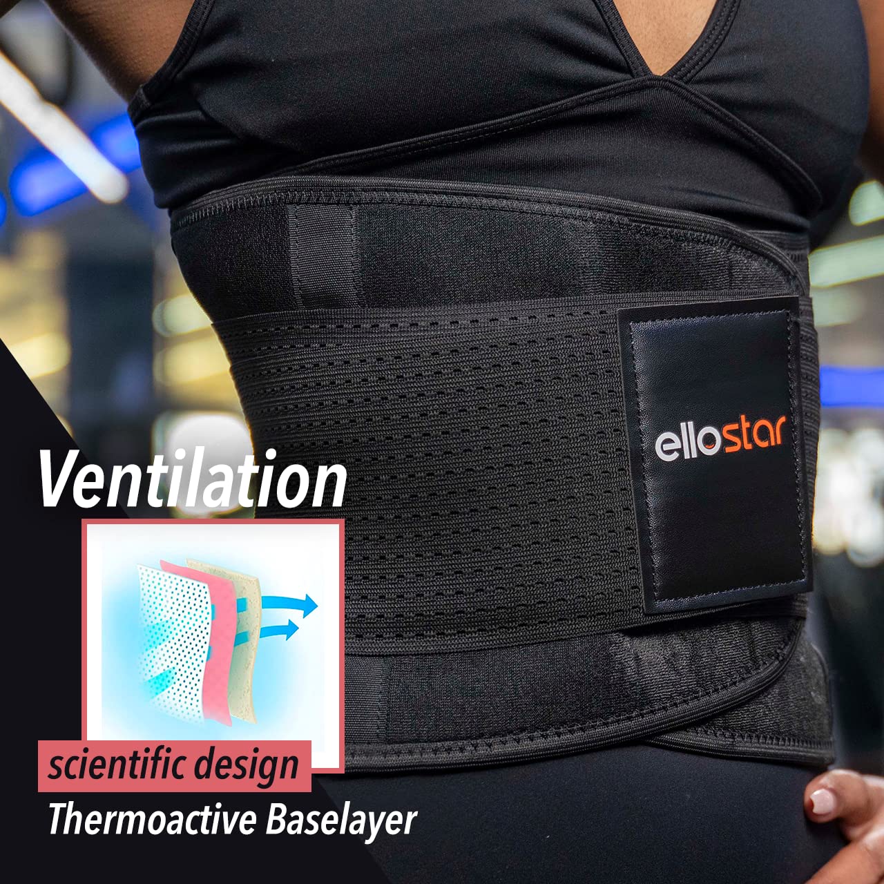 ellostar Women's Waist Trainer: Sweat Band for Belly Fat, Tummy Control, Back Support, Workout Shapewear, Weight Loss Aid X-Large, Black