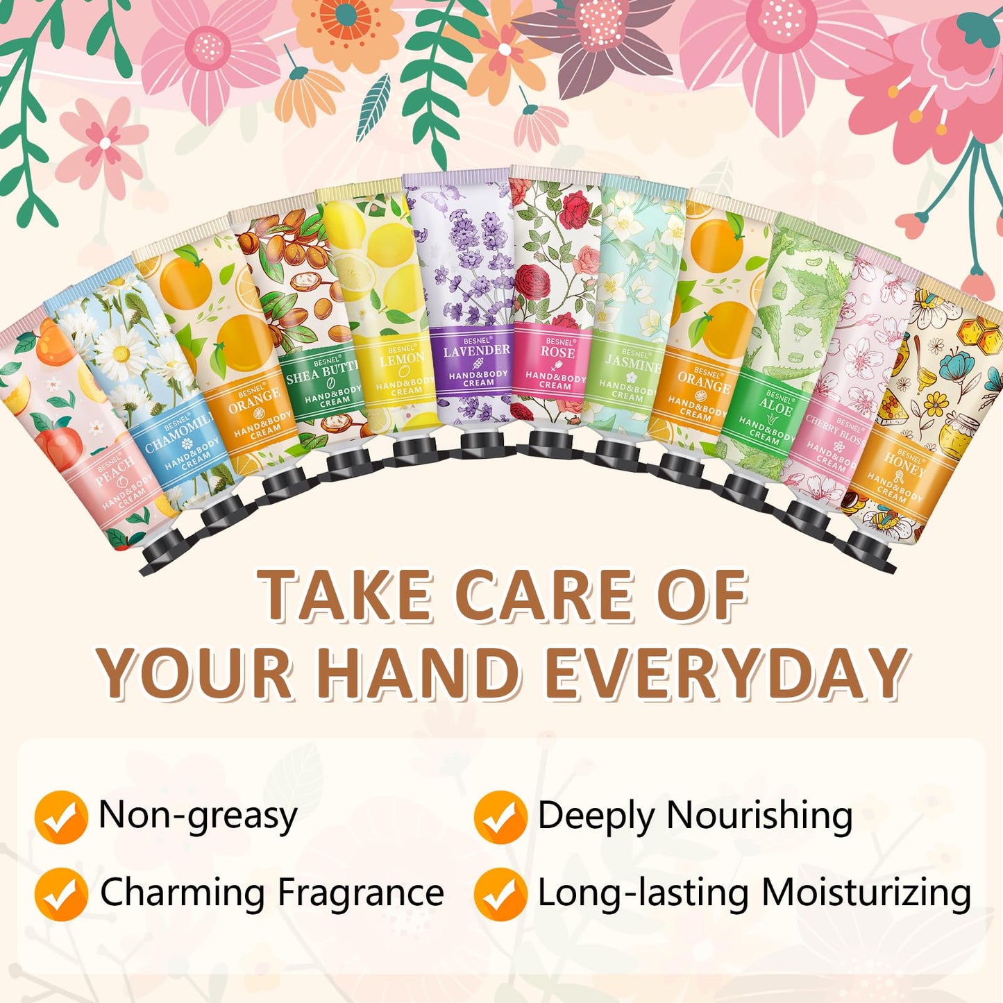 120 Pack Hand Cream Gifts Set For Women, Mini Hand Lotion Travel Size in Bulk for Dry Cracked Hands, Graduation Gifts, Christmas Gifts, Thanksgiving Gifts, Teacher Appreciation Gifts, Party Favors