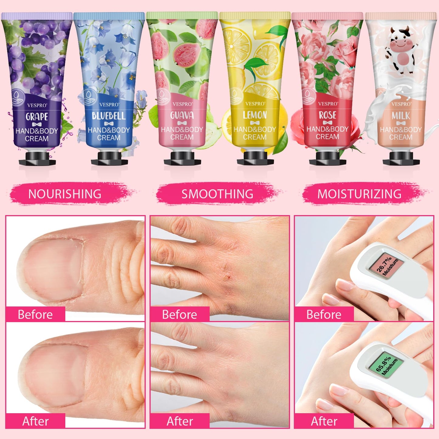 182 Pack Hand Cream Gifts Set For Women, Hand Lotion for Easter Basket Stuffers, Mothers Day Gifts, Wedding Shower Favors and Teacher Appreciation Gifts, Hand Lotion Travel Size for Dry Cracked Hands