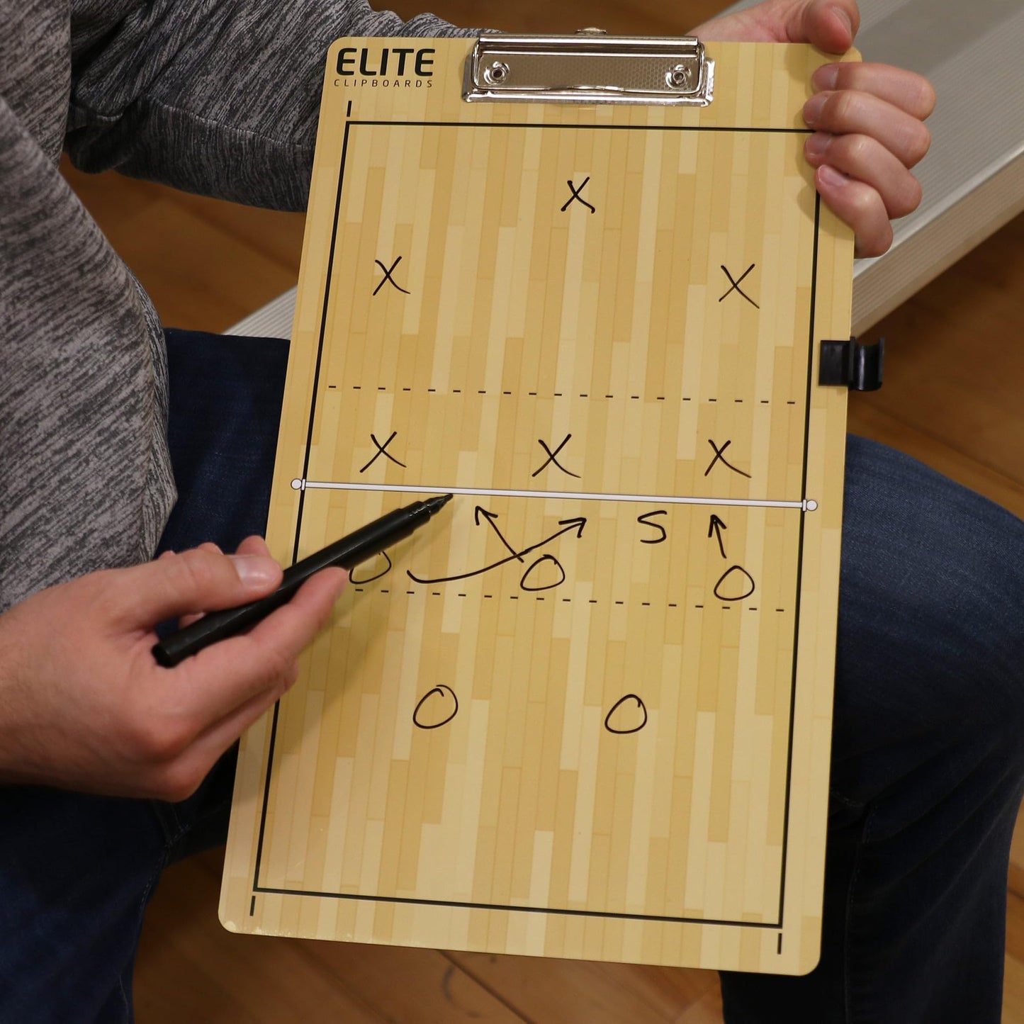 Elite Clipboards Dry Erase Coaches Clipboards | Basketball, Baseball, Soccer, Football, Hockey, Volleyball, Lacrosse (Volleyball)