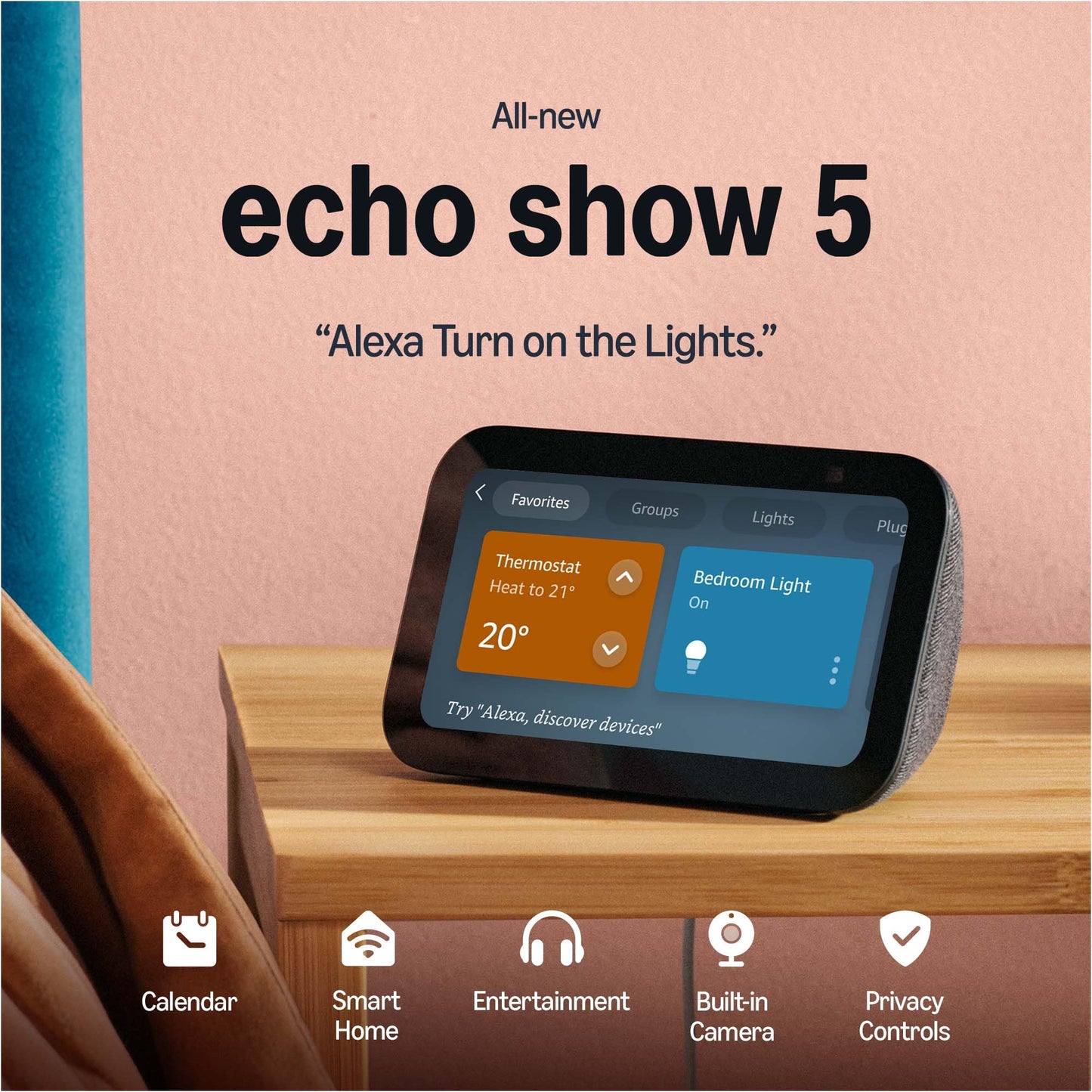 Echo Show 5 with Blink Video Doorbell (newest model)