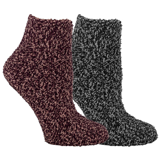Dr. Scholl's Women's 2 Pack Soothing Spa Low Cut Lavender + Vitamin E Socks with Silicone Treads, Peach, Burgundy, Gray, Black, Shoe Size: 4-10