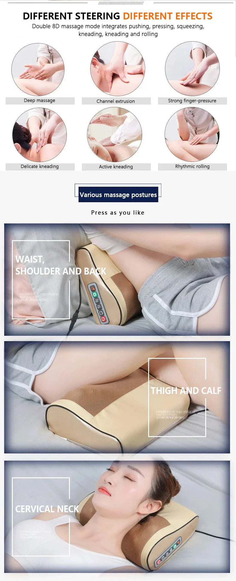 Electric Neck Massager Pillow