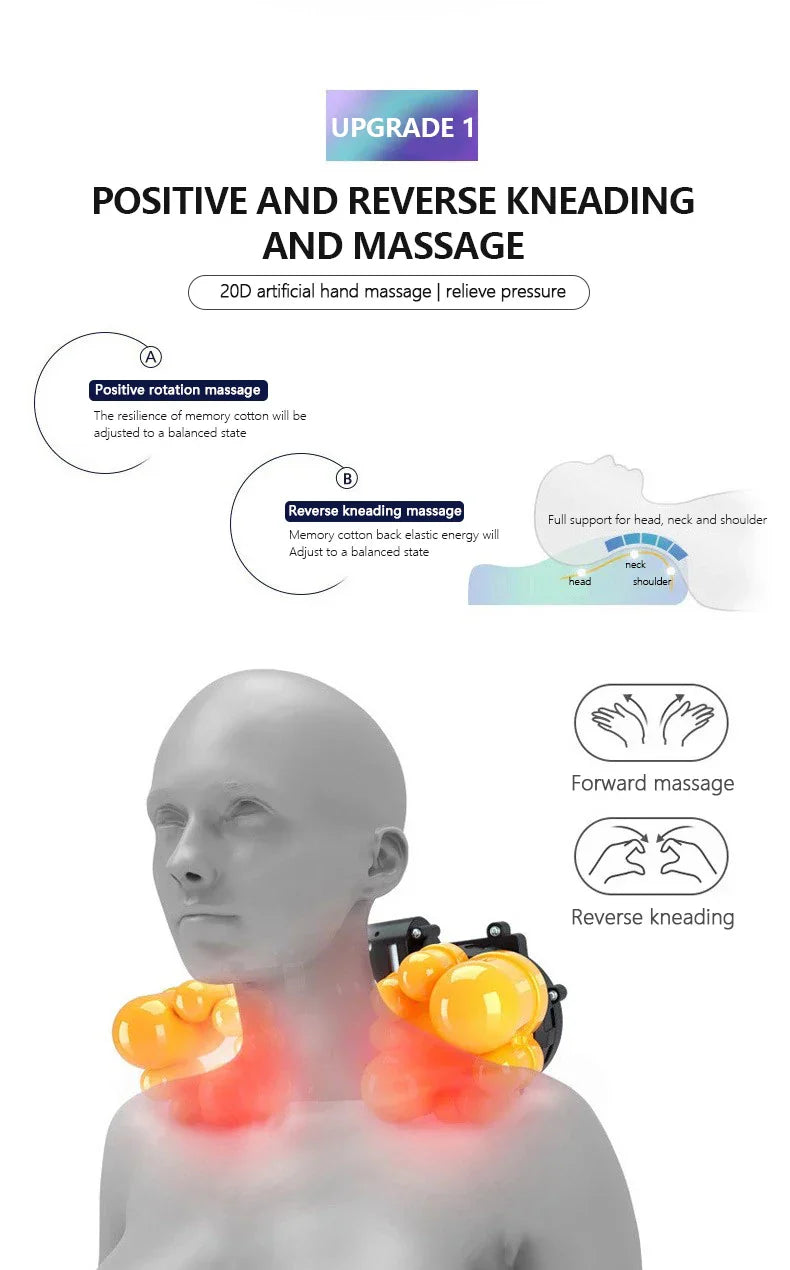 Electric Neck Massager Pillow
