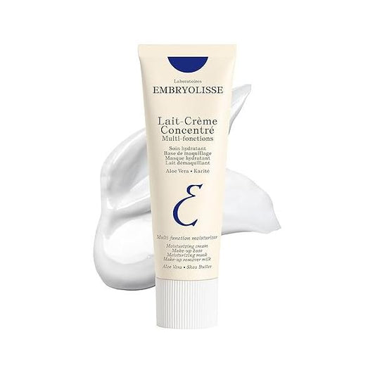 Embryolisse Lait-Crème Concentré, Multifunction Daily Moisturizer, Primer, and Makeup Remover, Suitable for All Skin Types. French Face Cream With Shea Butter & Aloe Vera